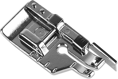 DREAMSTITCH XC6800251 14 inch Quilting Sewing Machine Presser Foot with Edge Guide Fits All Low Shank Snap-On Singer,Brother,Babylock,Janome,Kenmore,White,Juki,Simplicity,Elna Sewing Machine - 7317
