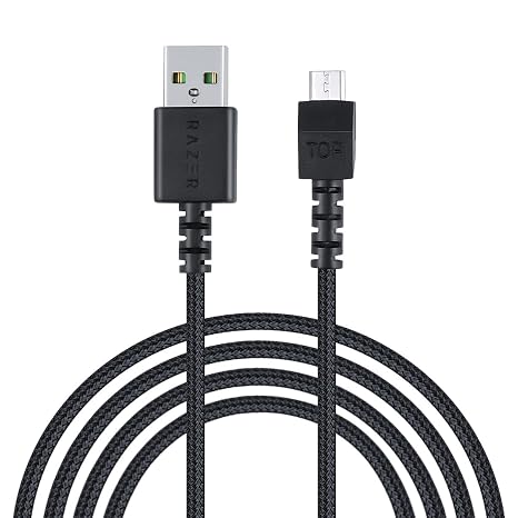 HUYUN Mouse Charging Cable USB Charger Cord Compatible with Razer Viper Ultimate, Naga Pro 20000 DPI, Razer DeathAdder V2 Pro,Basilisk Ultimate Mouse
