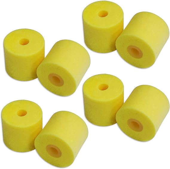 Earbuds Eartips for Shure SSE110 SE112 SE115 SE210 SE215 SE310 SE315 SE420 SE425 SE530 SE535 SE846 E3C E4C E5C i3C in-Ear Earphones Headsets Replacement Yellow Memory Foam Ear Tips Buds 8PCS