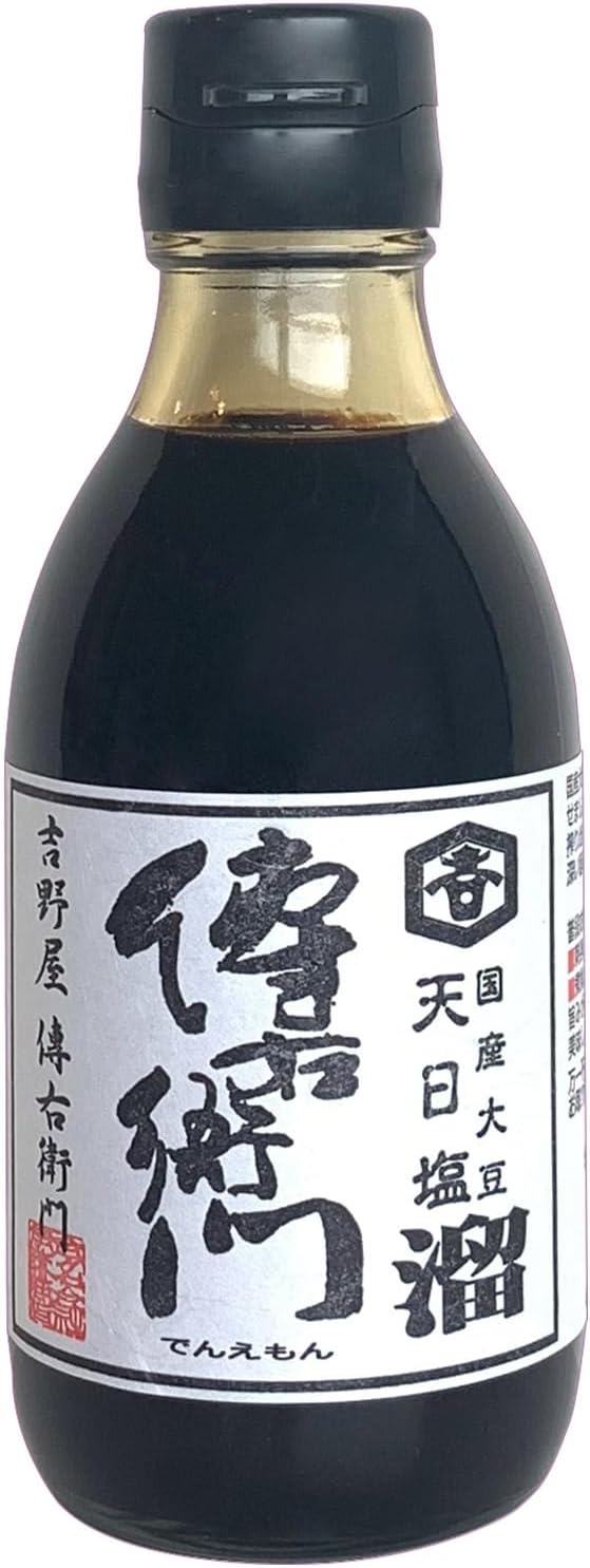 Denemon Tamari, 6.8 fl oz 200 ml, Denemon Tamari, Ito Shoten, Aged for Japanese Soybean and Sun-dried Salt, Naturally Brewed, Umami and Richness Different from Soy Sauce, Wheat Free