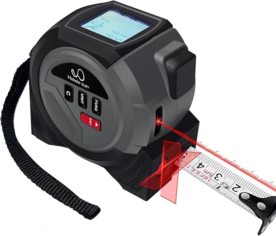 3 in 1 Laser Tape Measure with Level | 131ft/40M
