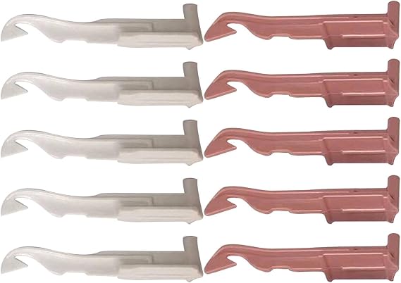 10 Pack Knitting Machine Hooks Replacement Parts Compatible with Sentro 22, Sentro 40, Sentro 48 and Jamit Knitting Machines