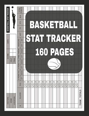 Basketball Stat Tracker Player Log Book: 160 Pages 8.5" x 11" Basketball Game Stats Book - Basketball Stat Sheet Large Score Keeping Book & Stat Sheet | for Coach, Player