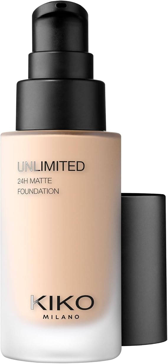 KIKO Milano Unlimited 24H Matte Foundation 1.5 WG, Long-Lasting Matt Liquid Foundation With Up To 24-Hour Hold