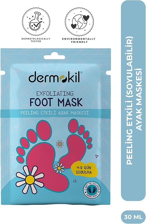 Dermokil Peeling Etkili Soyulabilir Ayak Maskesi 30 ml