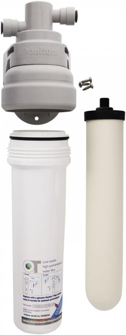 British Berkefeld Doulton QT Under Sink Water Filter System 10" UltraCarb Certified to NSF ANSI 42 and 53