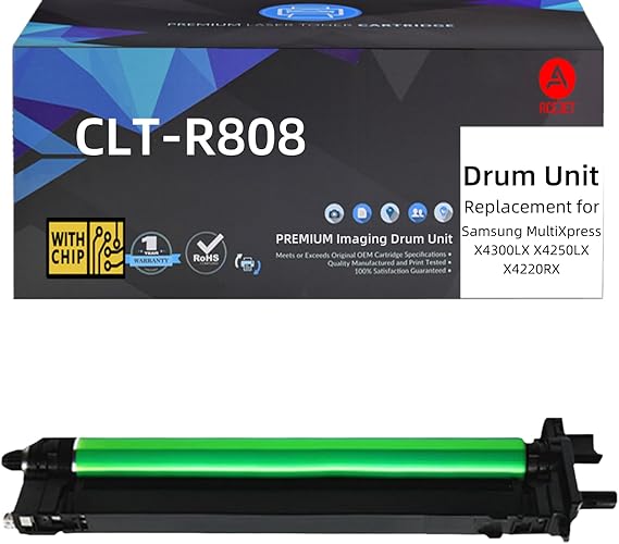 CLT-R808 Drum Unit Replacement for Samsung CLTR808 Imaging Unit Compatible with MultiXpress X4300LX X4250LX X4220RX Printer 100,000 High-Yield Pages (1Pack-Black)
