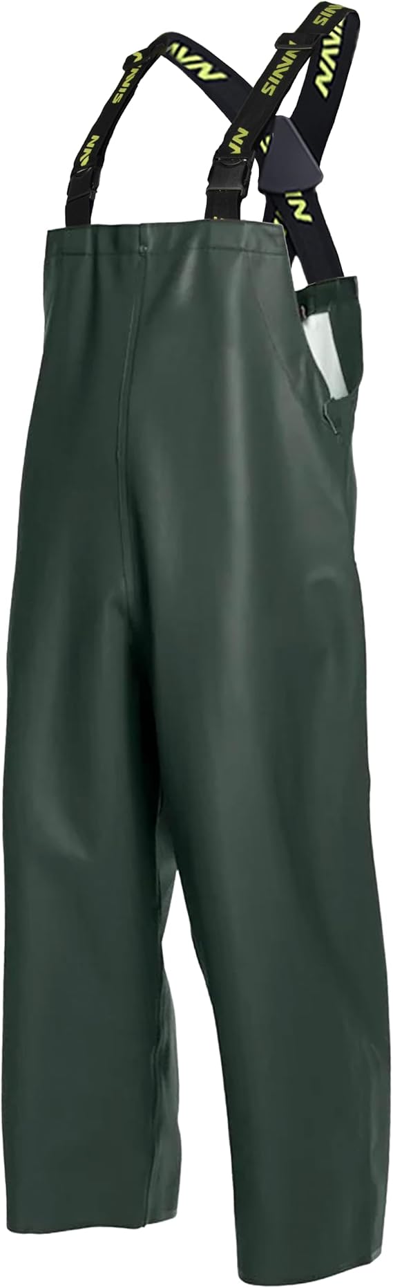 Men's Commercial Fishing PVC Bib Overalls, Waterproof Workwear