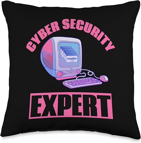 Cyber Security Expert Definition Hacker Hacking Coding Throw Pillow