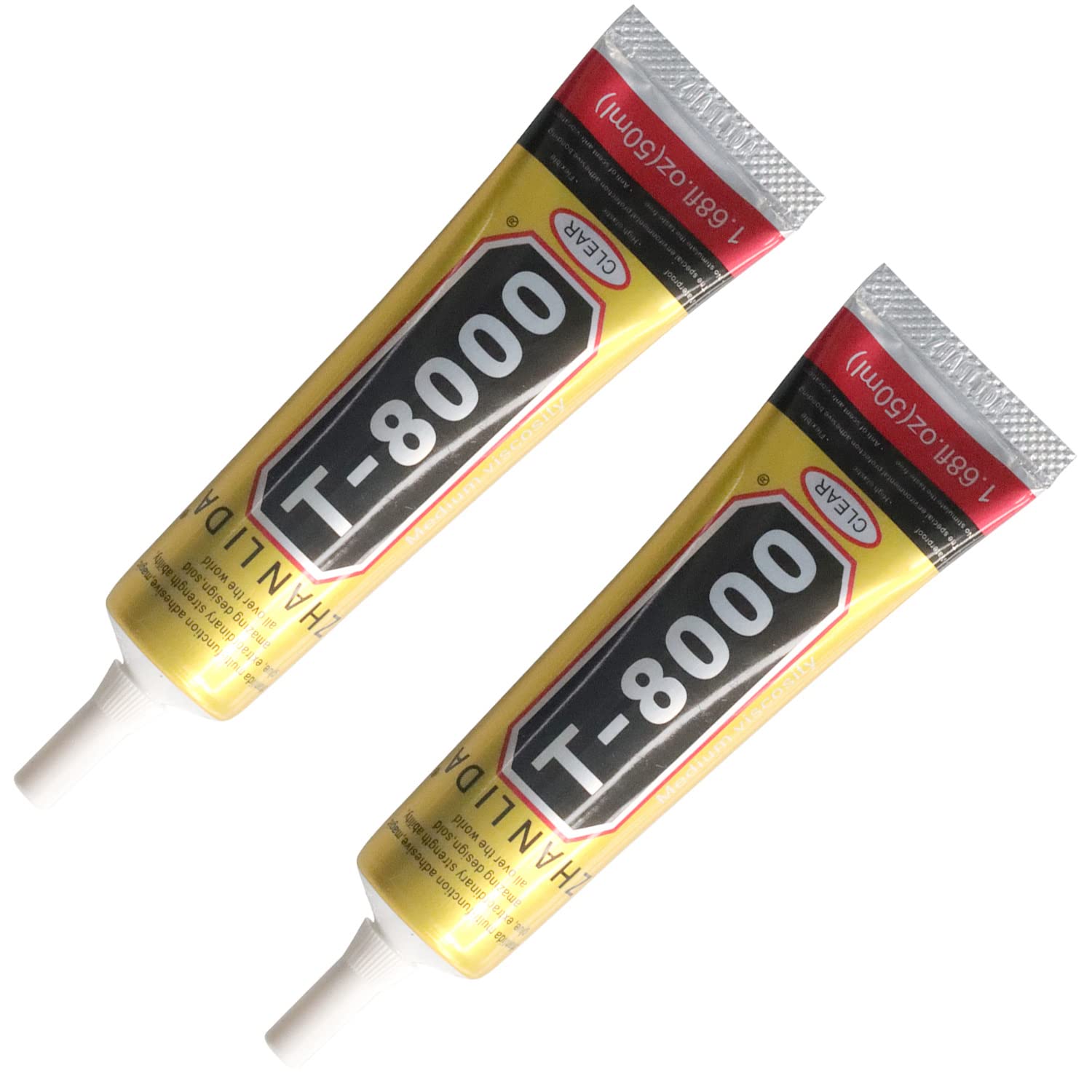 T8000 Glue 50ml [Upgraded][2025 New Version] Multi-Function Adhesive for Phone Repair Tablet Repair Glasses Repair Toys Repair Crafts Glass Multipurpose High Performance Industrial Glue 2