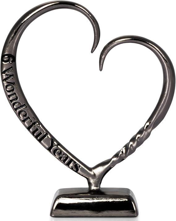 6 Year Anniversary Iron Gifts for Wife Her Him 6th Anniversary Steel Gifts