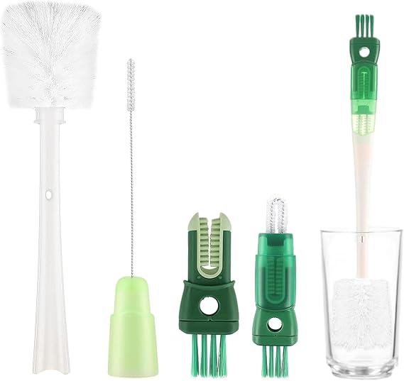 Water Bottle Cleaner Brush,Bottle Scrubber Brush for Cleaning Bottles Set