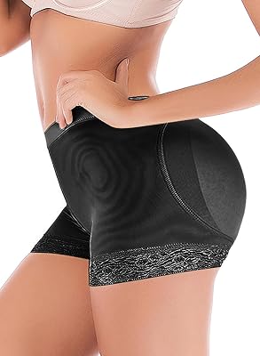Butt Lifter Panties Padded Underwear for Women Seamless Booty Pads Hip Enhancer Pads Shorts Tummy Control Boyshorts