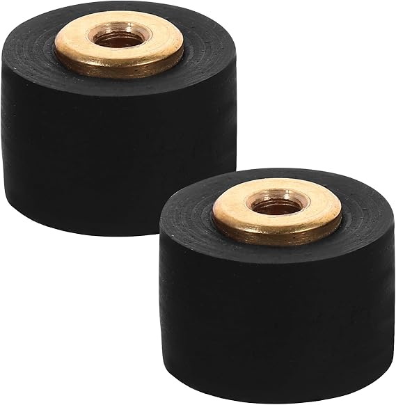 Recorder Pinch Roller 10mm Rubber Bearing Wheel Set 2pcs