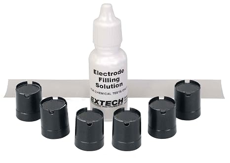 Extech DO603 Replacement Membrane Kit for ExStik Dissolved Oxygen Meters - Includes 10 Teflon Membranes, O-Rings & Electrolyte for Accurate DO Measurements in Field or Lab