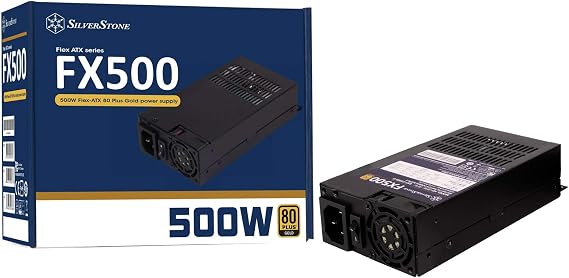 Silverstone Technology FX500-G, 500W Flex ATX 80 Plus Gold Power Supply, SST-FX500-G