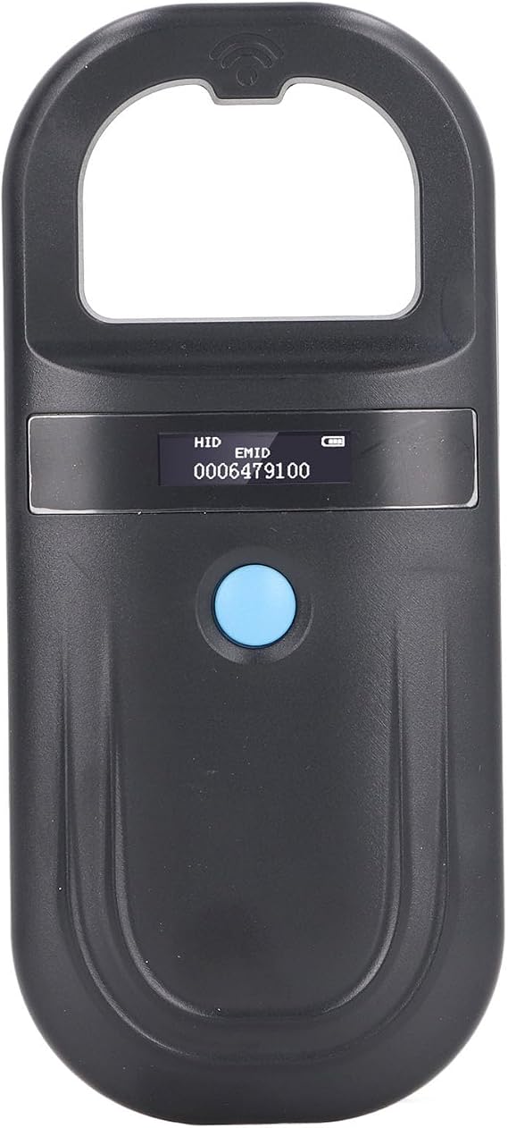 Animal ID Reader, 134.2KHz Handheld Pet Chip Scanner ISO11784