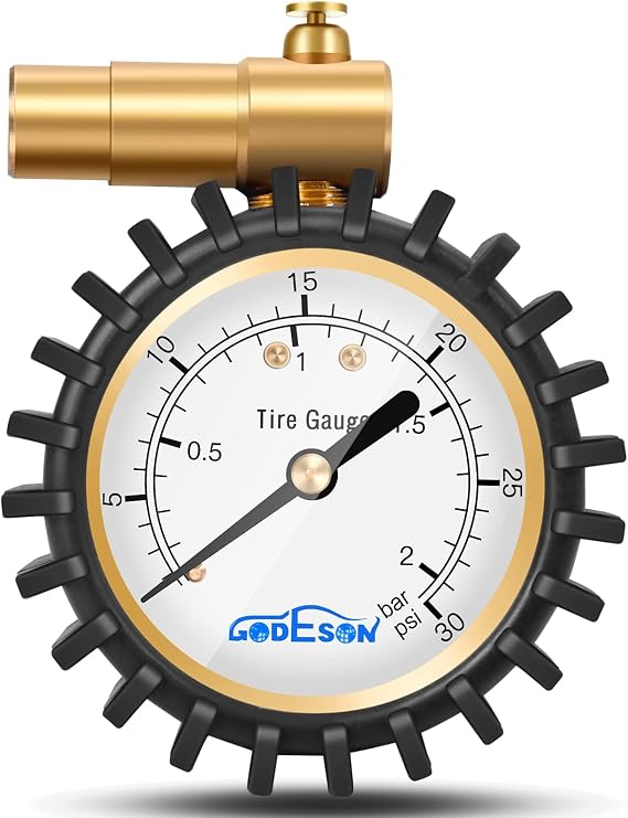 GODESON Presta Tire Pressure Gauge, Presta Valve Tire Pressure Gauge