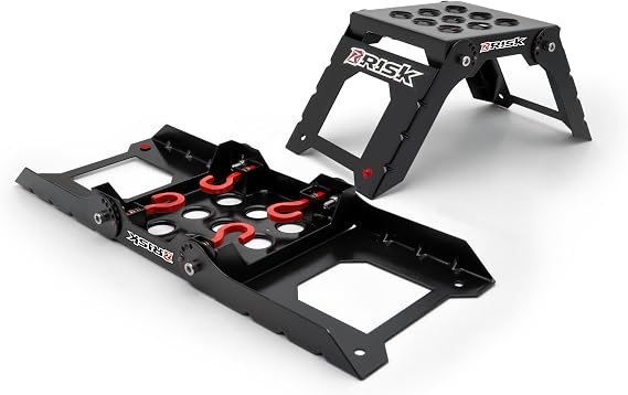 Risk Racing Adjustable Starting Blocks, Red and Black