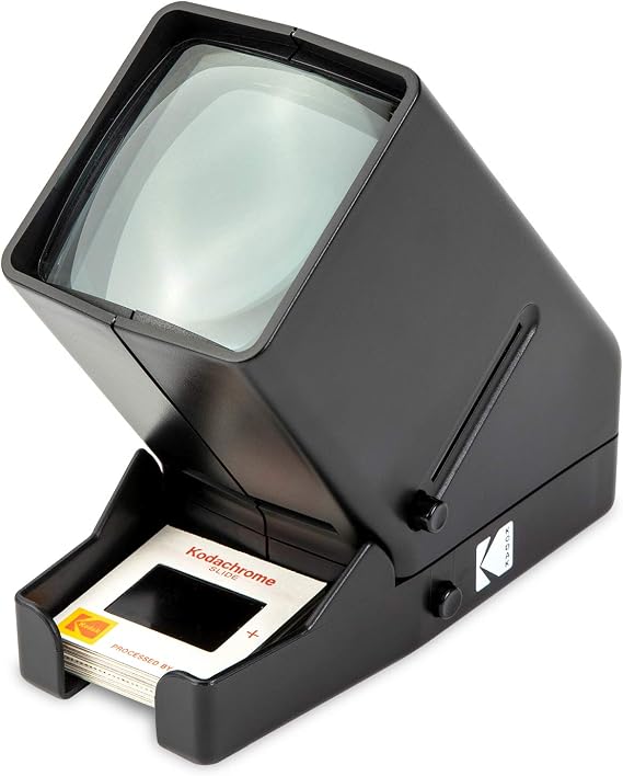 Kodak 35mm Slide & Film Viewer, LED Lighted, 3X Magnification, Handheld