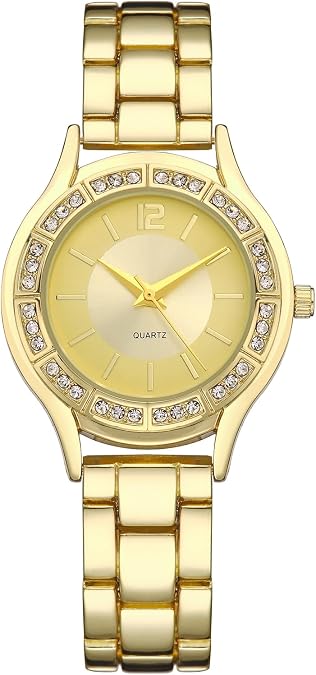 TWOPTION Womens Waterproof Wrist Watch,Women's Small Thin Analog Bracelet Quartz Watch Dainty Christmas Gifts
