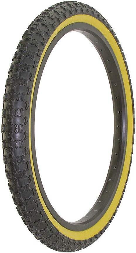 Alta Bicycle Tire Duro 20" x 2.125" Comp 3 Thread Gum Sidewall, Multiple Colors.