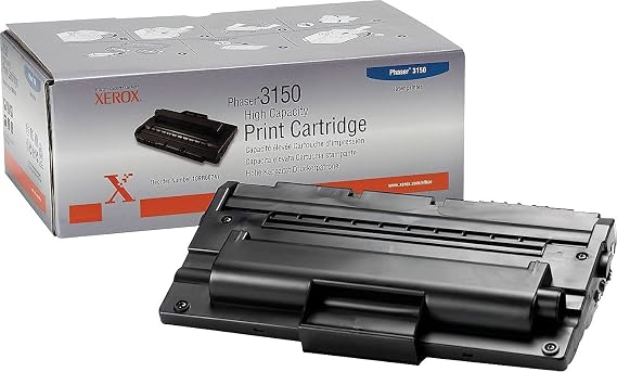 Genuine Xerox Black High Capacity Toner Cartridge for the Phaser 3150, 109R00747, Standard