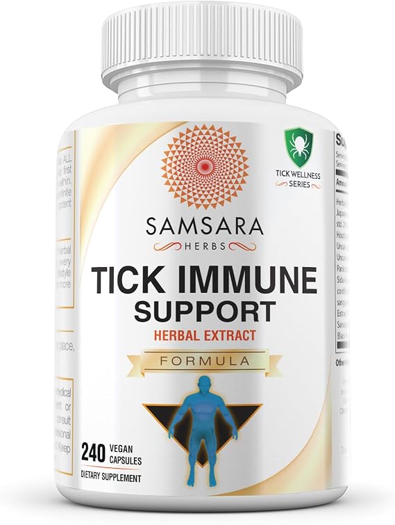 Samsara Herbs Tick Immune Support - The Original Formula (240 Capsules)