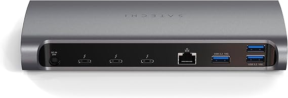Satechi 11-in-1 Thunderbolt 4 Dock, 2X 4K/60Hz Displays, 3 USB-A 3.2