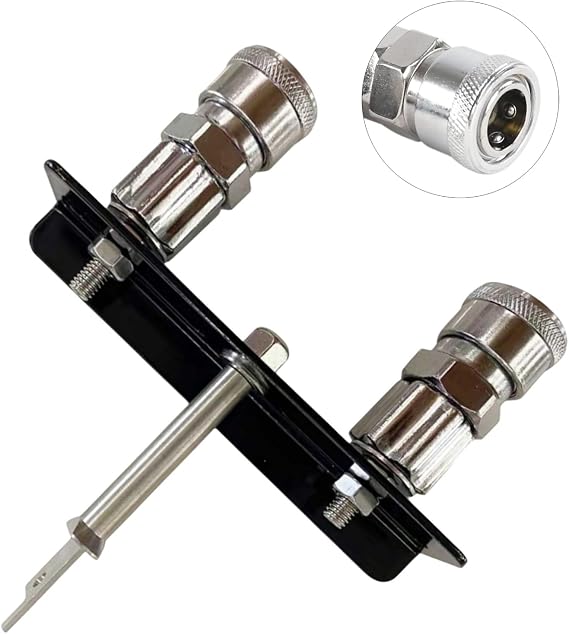1x Dual DIY Vac-U-Lock Attachments Reciprocating Saw Adapter His Smith Connector Reciprocating Saws Accessories with Quick Air Connector Adjustable