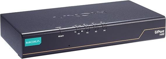 Moxa UPort 1450I-G2, USB to 4-Port RS-232/422/485 Converter with 2 kV Isolation Protection, 0 to 60C Operating Temperature