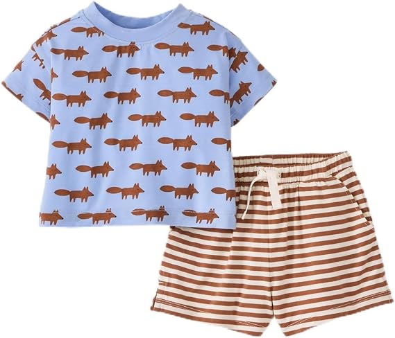 Hanna Andersson - Baby T-shirt and Short Set
