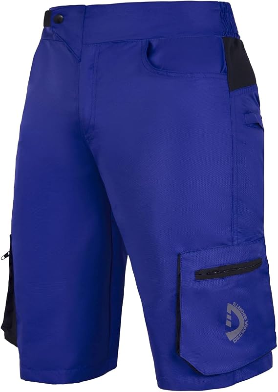 Deckra Mens Cycling Shorts MTB Mountain Biking Bike Padded Liner Shorts