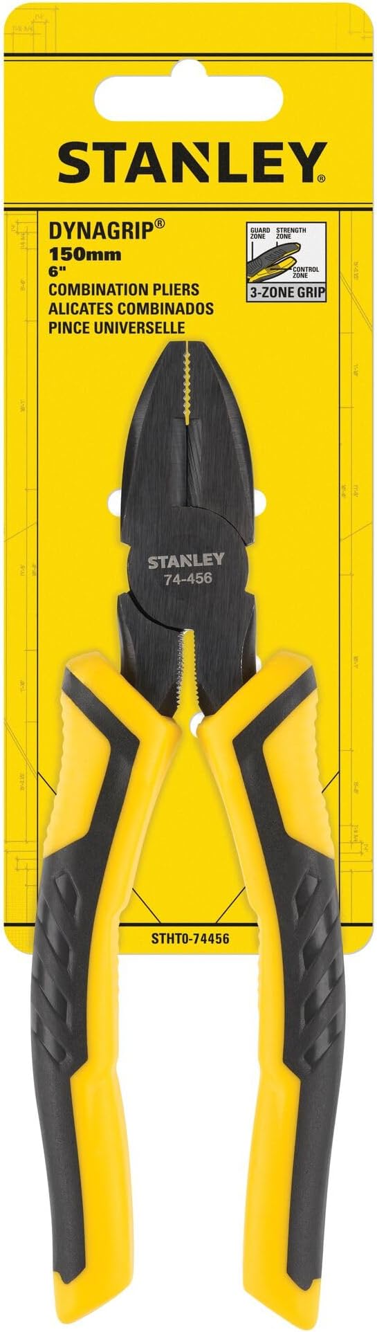 STANLEY Control Grip Combination Pliers 150mm STHT0-74456