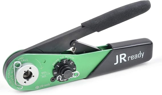 JRready YJQ-W7A M22520/7-01 Series Aerospace Pin/Soc Intermediate Adjustable Indent Crimping Tool 16-28AWG