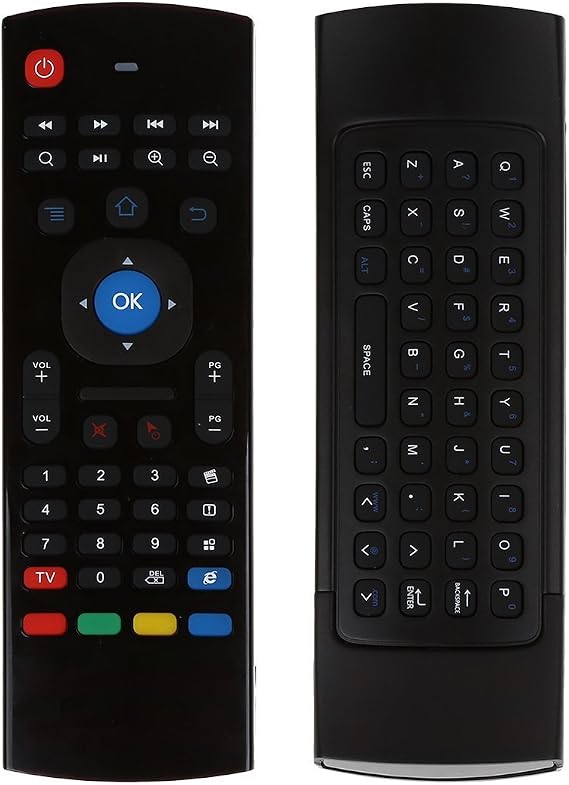 AMGUR MX3 Air Mouse Remote Mini Wireless Keyboard and Air Mouse for Android TV Box Raspberry Pi Mini PC Xbox PS3 PS4 Smart TV Remote Keyboard