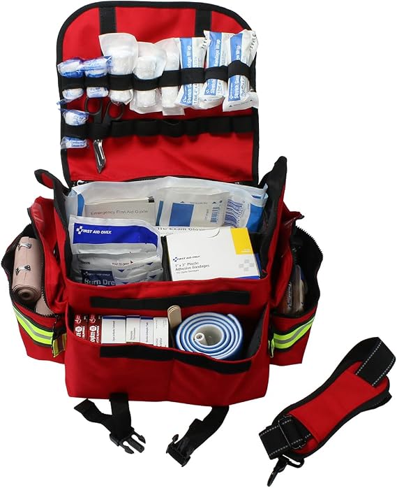 First Aid Only 91390 Basic First Aid Kit First Responder Bag, 329 Pieces