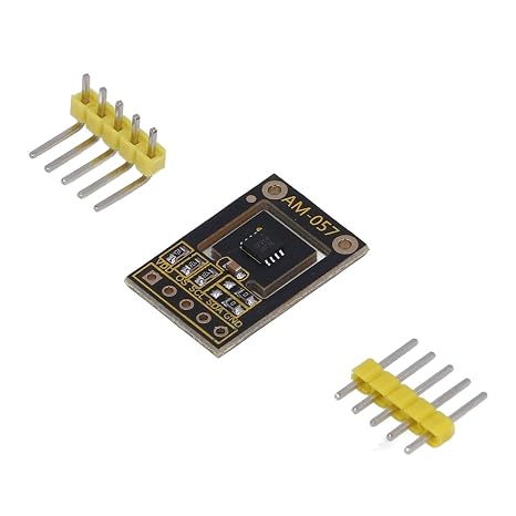 Sanpyl MAX30205 Temperature Humidity Sensor Module, 2.73.3V Human Body Temp Sensor Board, 0.1C Accuracy Body Sensor Module with Alarm, I2C Communicating Interface