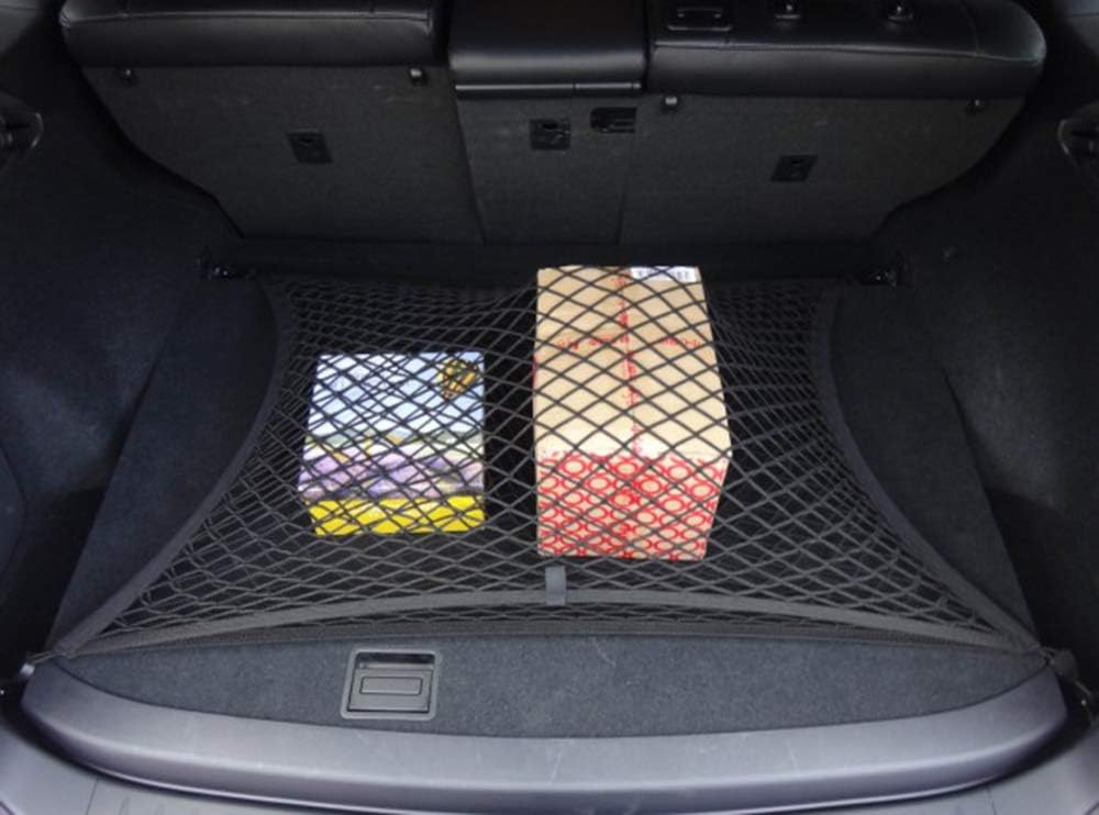 Cargo-Netze Doppelschichtige hochelastische Kofferraumnetze zur Aufbewahrung von Organisationsnetzen für Volvo V40