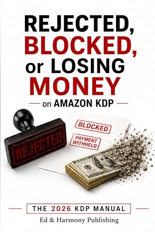 Rejected, Blocked, or Losing Money on Amazon KDP: The How to Self-Publishing Manual for Paperbacks - Formatting, Margins, Bleed, Covers, Royalties, Keywords, and How to Pass Review the First Time