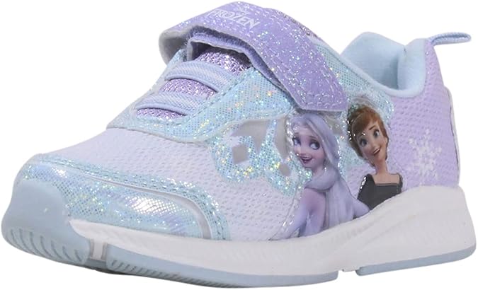 Josmo Kids Girl's Frozen Lighted Sneaker (Toddler/Little Kid) Blue 7 Toddler M