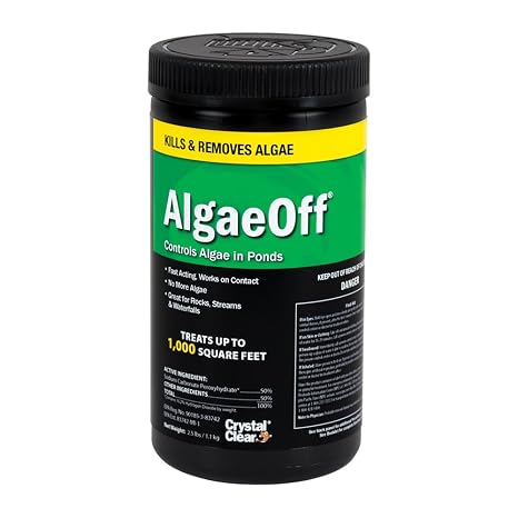 CrystalClear AlgaeOff - String Algae Remover - 2.5 pounds treats up to 1,000 Square Feet