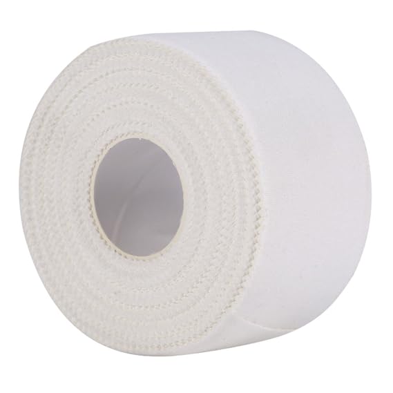 White Athletic Sports Tape, Sports Tape for Ankle, Wrist, Injury Taping, Very Strong Easy Tear No Sticky Tape for Athlete & Trainers, 1.5in X 32.8ft