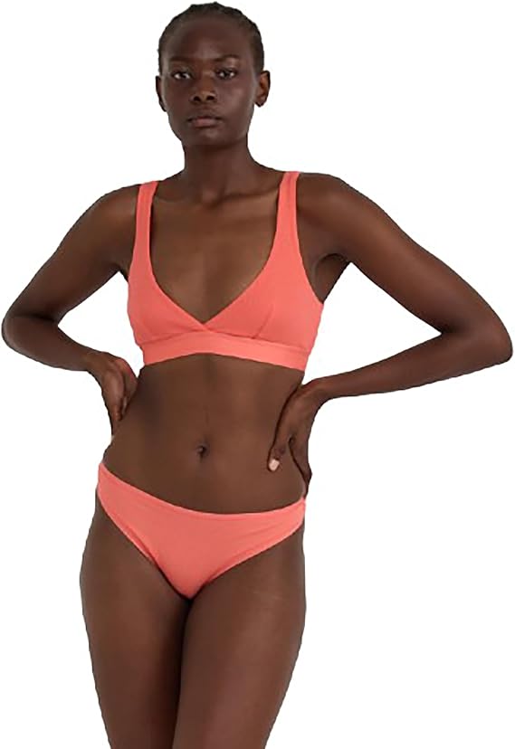 Organic Basics Women's Core Ribbed Cotton Thong Underwear Thong Panties (pack of 1)