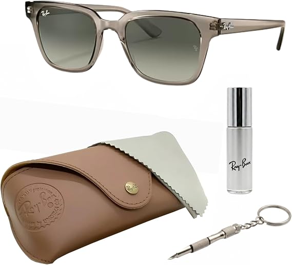 Ray-Ban RB4323 Square Shape Sunglasses with Official RAYBAN Eyewear Kit