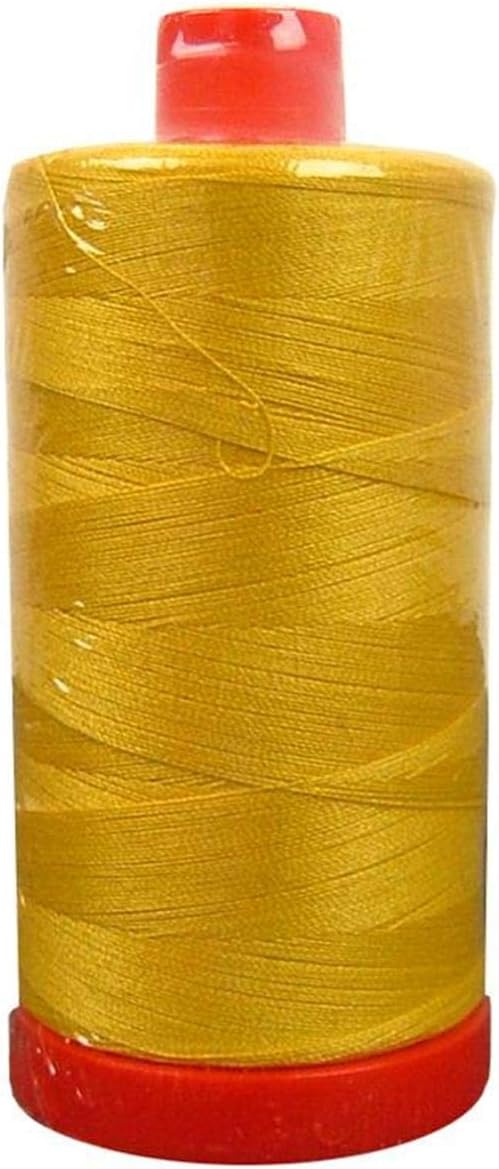 Aurifil Mako Cotton Thread Solid 50wt 1422yds Canary