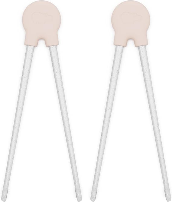 Lalo Training Chopsticks for Kids, Non-Toxic Eco-Plastic and Silicone, 2pk
