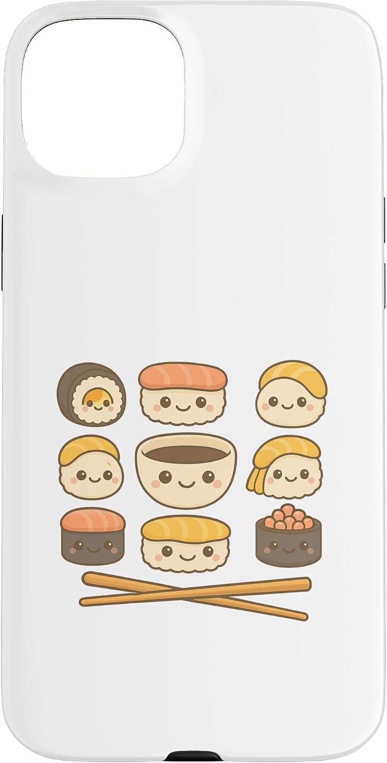 Sushi Rolls - Japan Lover Japanese Cuisine Chef Case for iPhone 15 Plus
