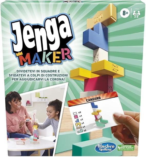 Hasbro European Services 4 The Square Stockley Park Uxbridge UB11 1ET GB Jenga Maker 8+