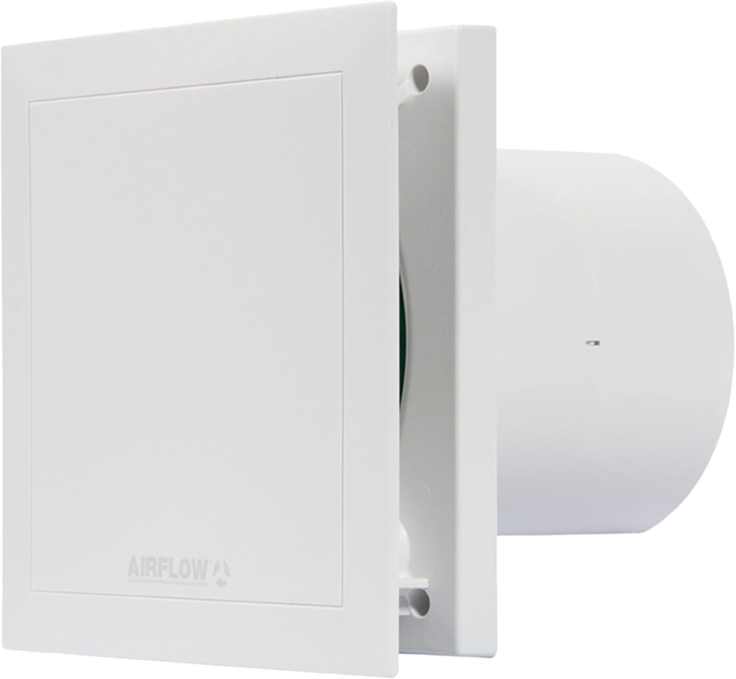 Airflow QT100B Extractor Fan 25L/s Flow - German Made, 2 Speed Options, 100mm Duct, Quiet 25 dB(A), Energy Efficient 5W/9W, QuietMark Certified,